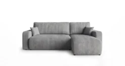 Designer Ecksofa Calva mit Schlaf- und Klappfunktion in Cord
