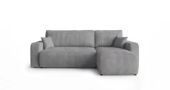 Designer Ecksofa Calva mit Schlaf- und Klappfunktion in Cord