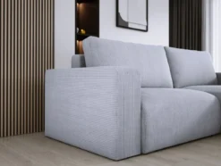 Designer Ecksofa Carl Cord mit Schlaf- und Klappfunktion
