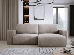 Designer Ecksofa Carl Cord mit Schlaf- und Klappfunktion