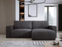 Designer Ecksofa Carl Cord mit Schlaf- und Klappfunktion