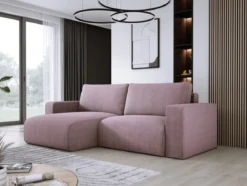Designer Ecksofa Carl Cord mit Schlaf- und Klappfunktion