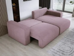 Designer Ecksofa Carl Cord mit Schlaf- und Klappfunktion