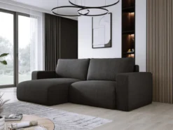 Designer Ecksofa Carl Cord mit Schlaf- und Klappfunktion