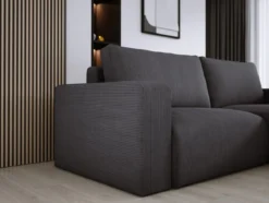 Designer Ecksofa Carl Cord mit Schlaf- und Klappfunktion