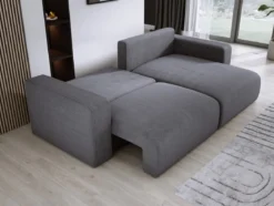 Designer Ecksofa Carl Cord mit Schlaf- und Klappfunktion
