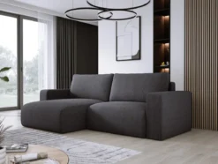 Designer Ecksofa Carl Cord mit Schlaf- und Klappfunktion
