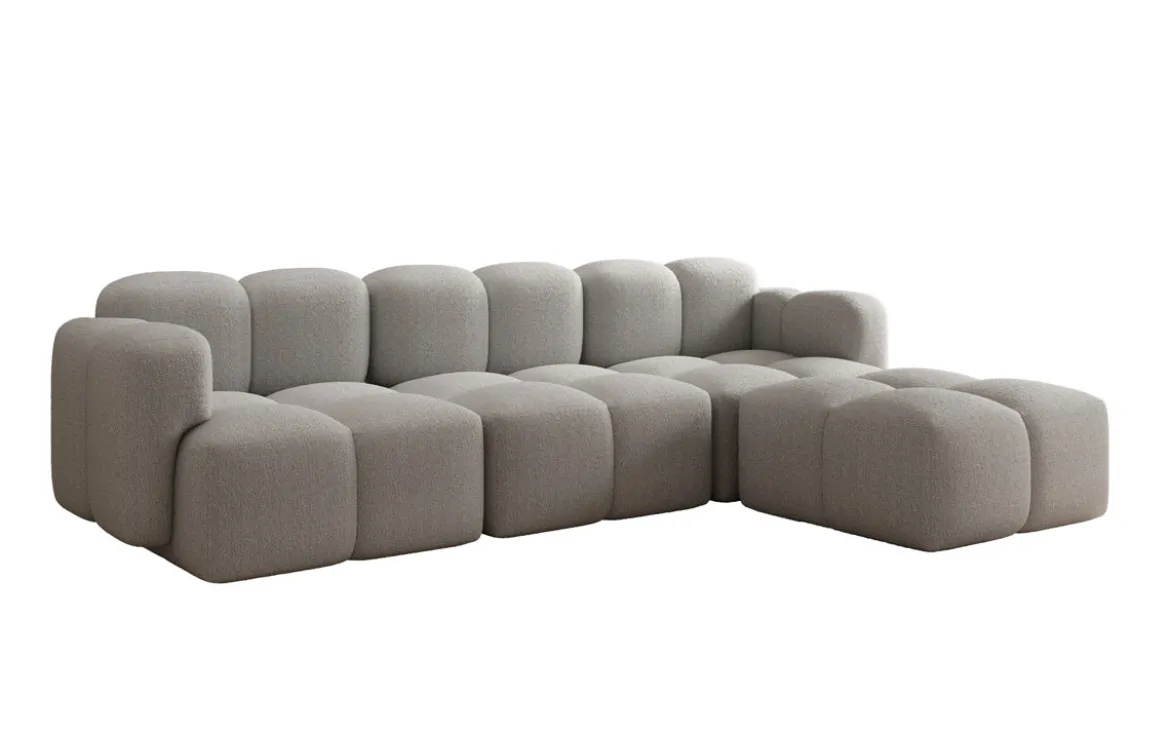 Designer Ecksofa Celly in Bouclé