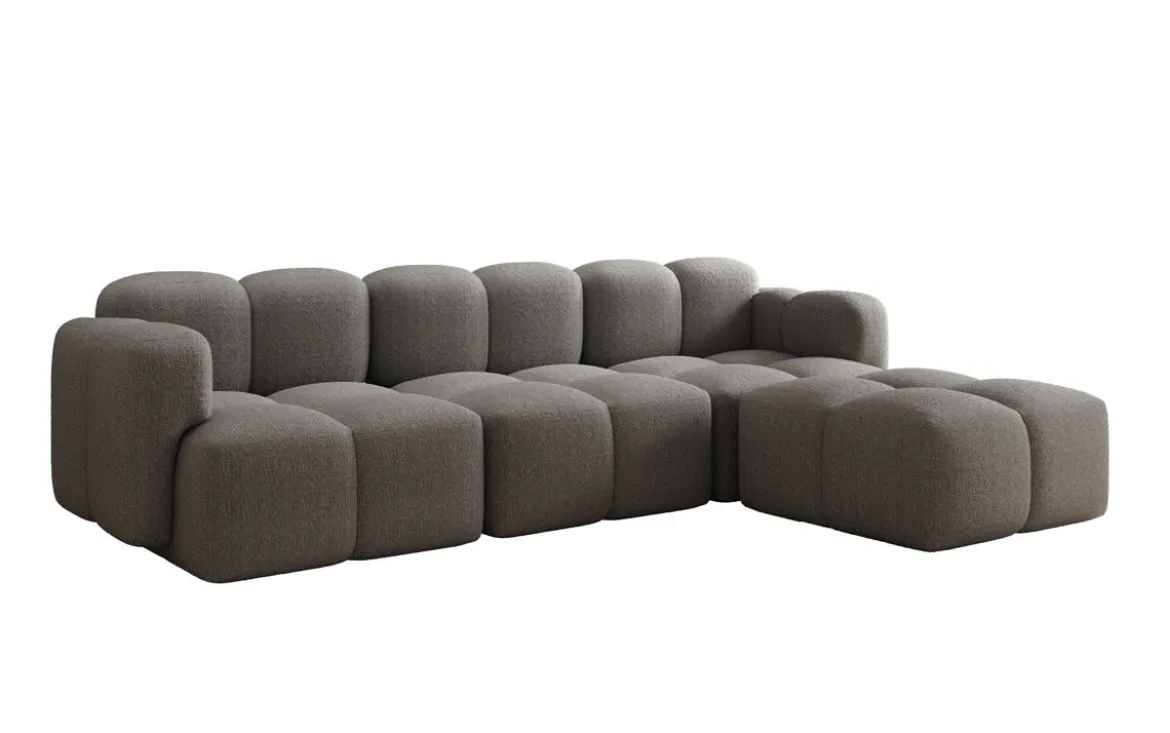 Designer Ecksofa Celly in Bouclé