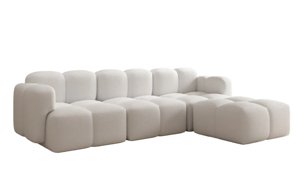 Designer Ecksofa Celly in Bouclé