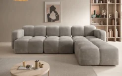 Designer Ecksofa Celly in Samt