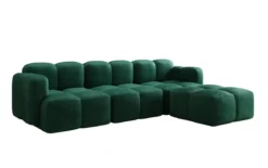 Designer Ecksofa Celly in Samt