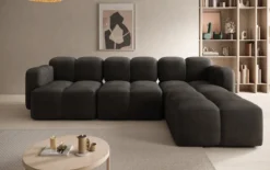 Designer Ecksofa Celly in Samt