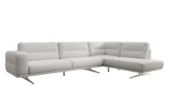 Designer Ecksofa closed Torino in Bouclé