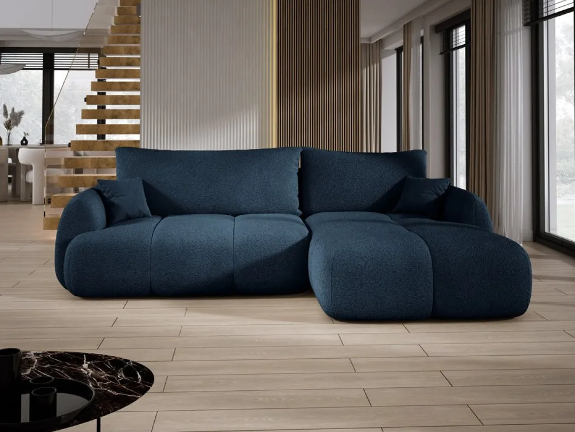 Designer Ecksofa Coco in Bouclé