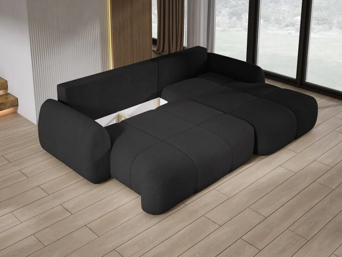 Designer Ecksofa Coco in Bouclé