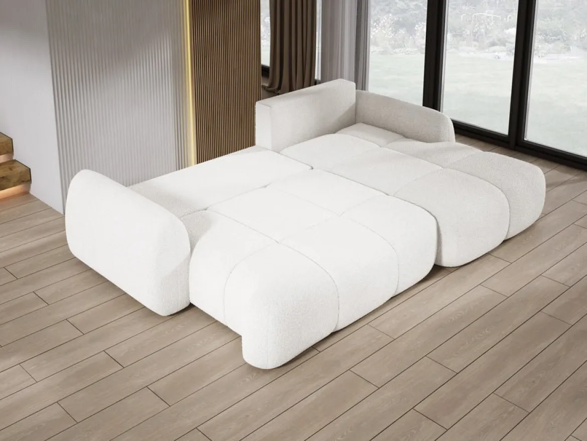 Designer Ecksofa Coco in Bouclé