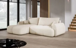 Designer Ecksofa Coco in Bouclé