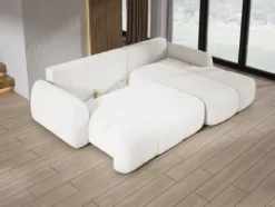 Designer Ecksofa Coco in Bouclé