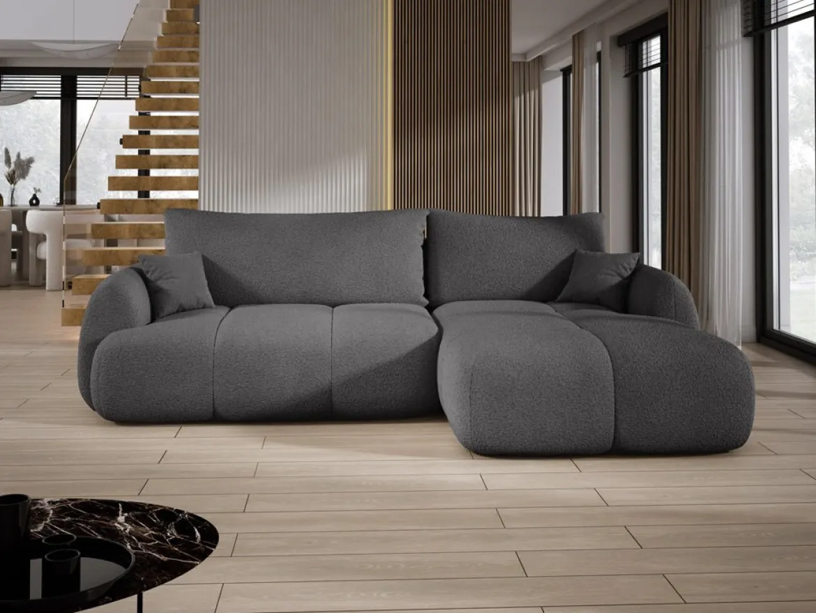 Designer Ecksofa Coco in Bouclé