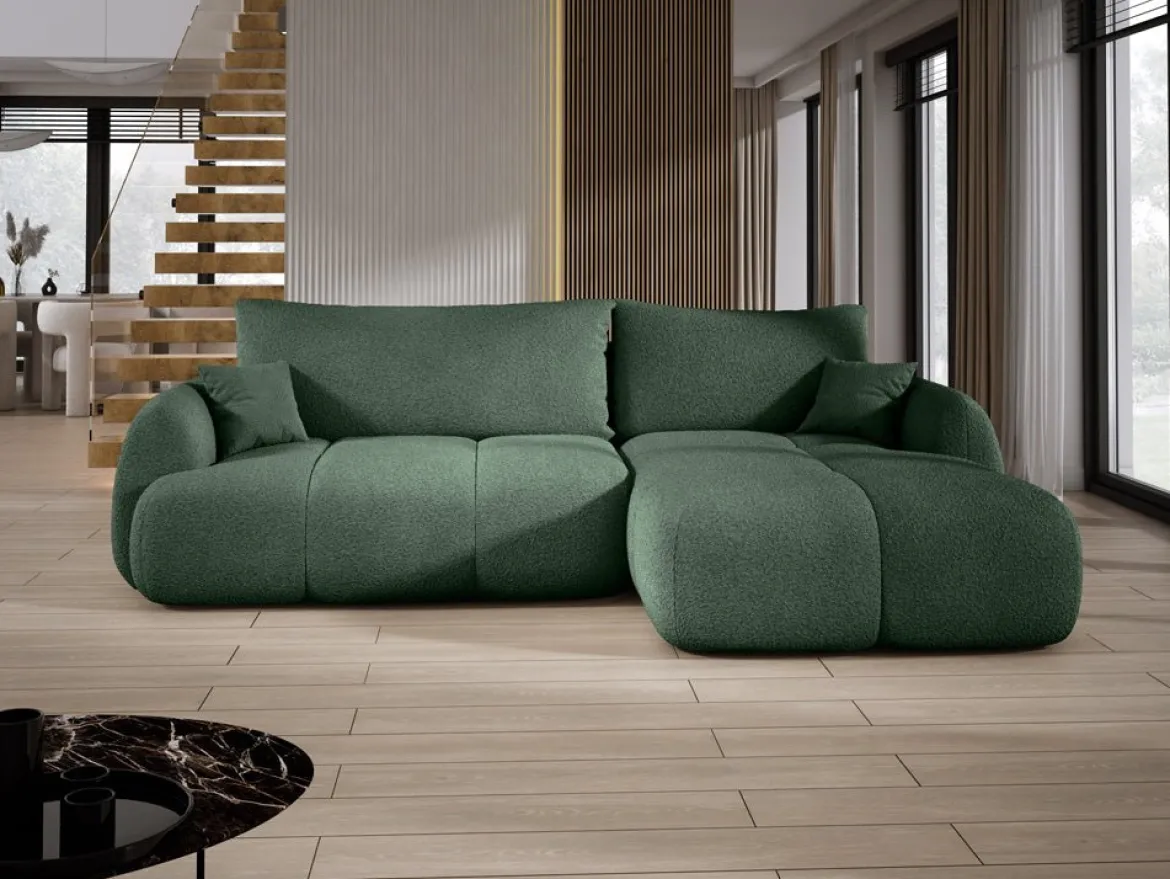 Designer Ecksofa Coco in Bouclé