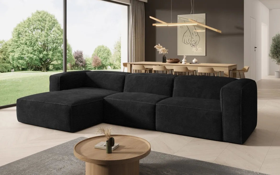 Designer Ecksofa Comfy in Cord