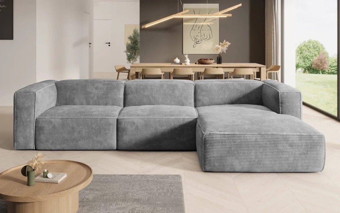 Designer Ecksofa Comfy in Cord