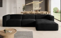 Designer Ecksofa Comfy in Samt