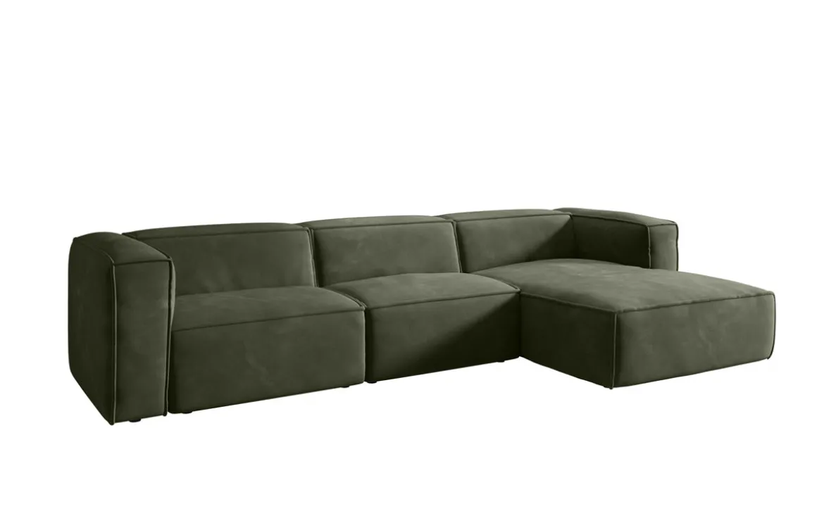 Designer Ecksofa Comfy in Samt