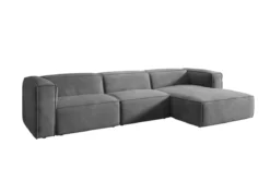 Designer Ecksofa Comfy in Samt