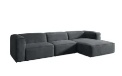 Designer Ecksofa Comfy in Samt