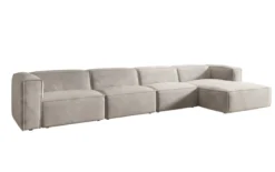 Designer Ecksofa Comfy Maxi in Samt