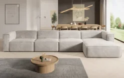 Designer Ecksofa Comfy Maxi in Samt