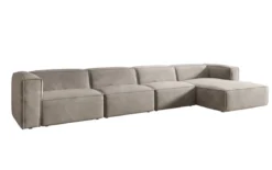 Designer Ecksofa Comfy Maxi in Samt