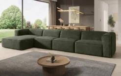 Designer Ecksofa Comfy Maxi in Samt