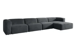 Designer Ecksofa Comfy Maxi in Samt