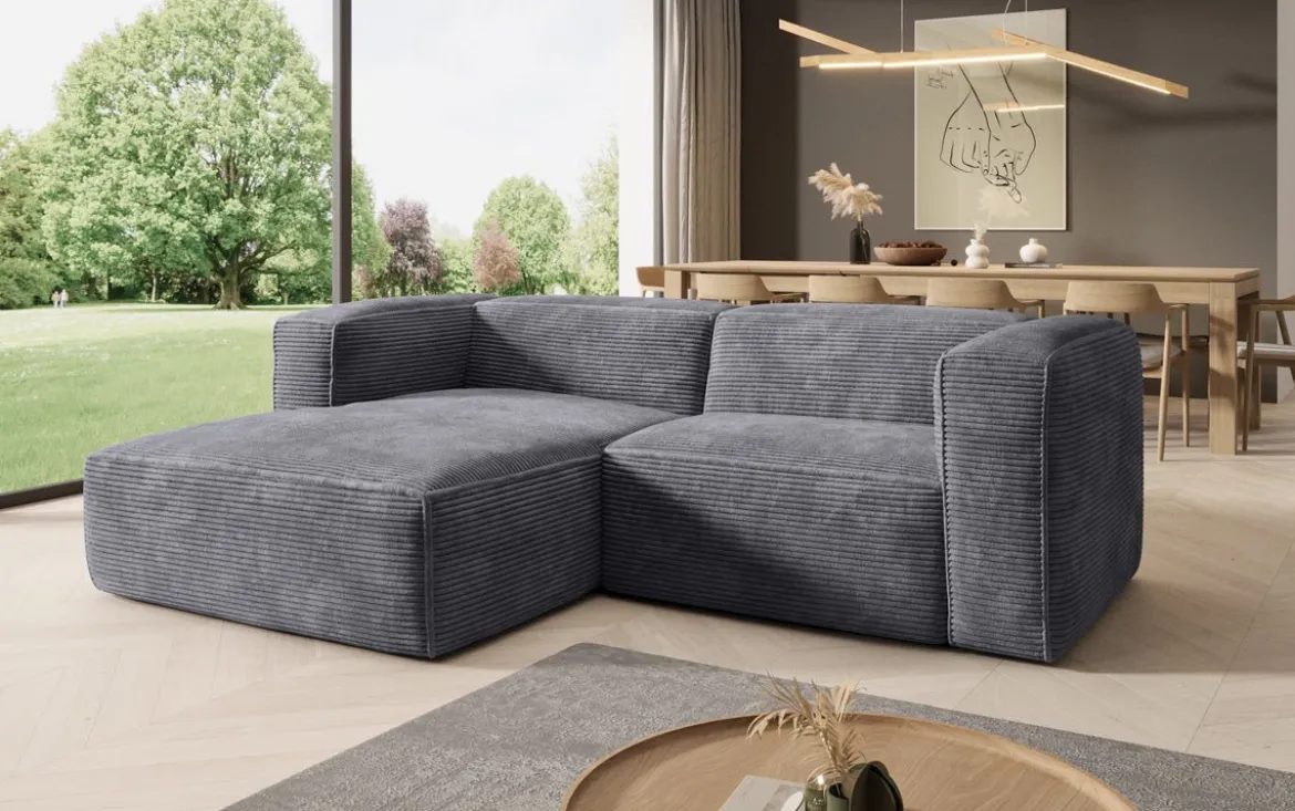 Designer Ecksofa Comfy Mini in Cord