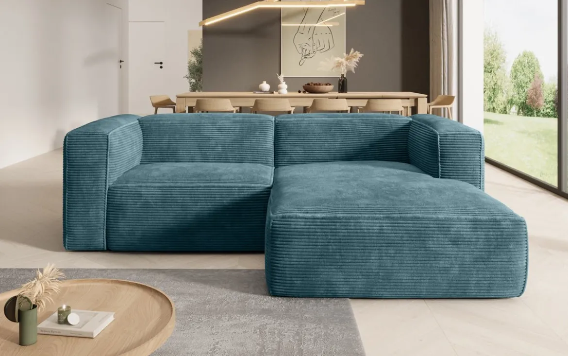 Designer Ecksofa Comfy Mini in Cord