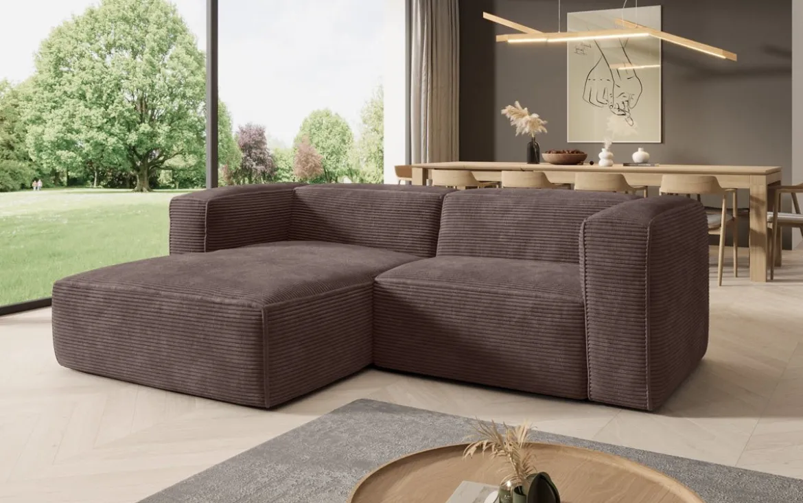 Designer Ecksofa Comfy Mini in Cord