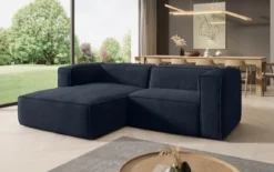 Designer Ecksofa Comfy Mini in Samt