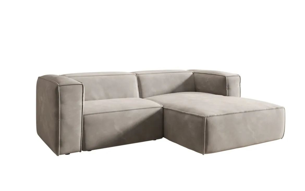 Designer Ecksofa Comfy Mini in Samt