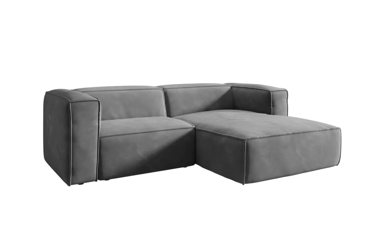 Designer Ecksofa Comfy Mini in Samt