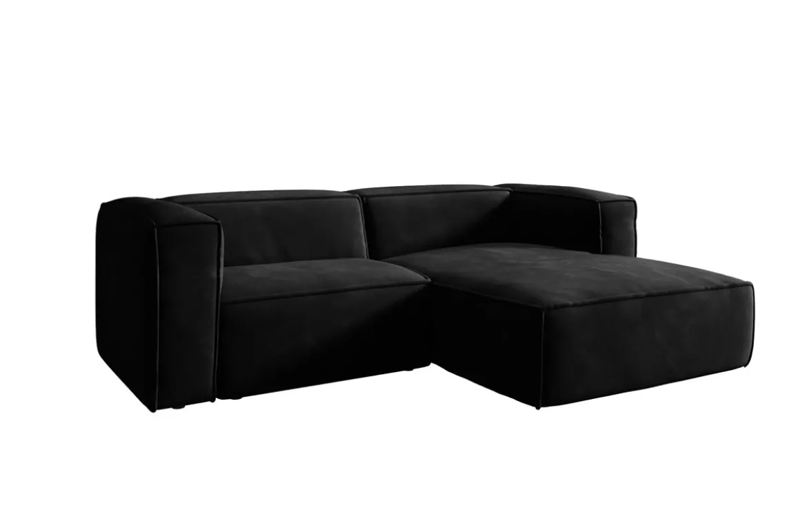 Designer Ecksofa Comfy Mini in Samt