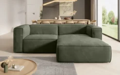 Designer Ecksofa Comfy Mini in Samt