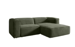Designer Ecksofa Comfy Mini in Samt