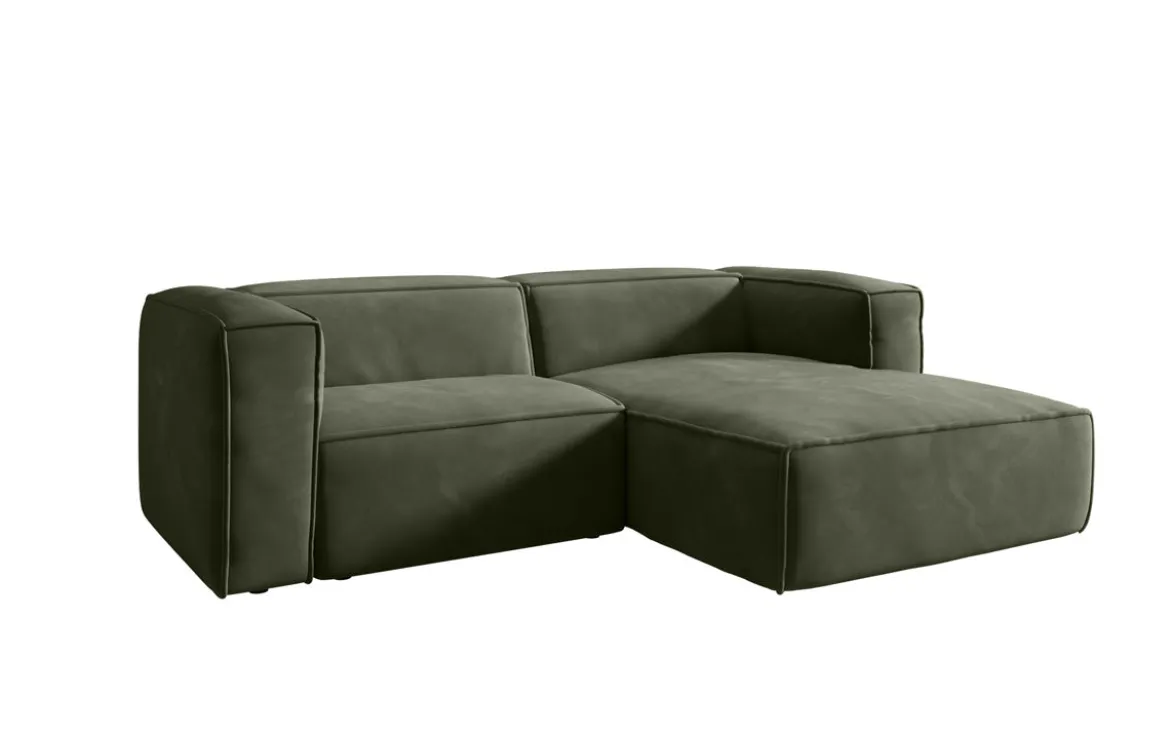 Designer Ecksofa Comfy Mini in Samt