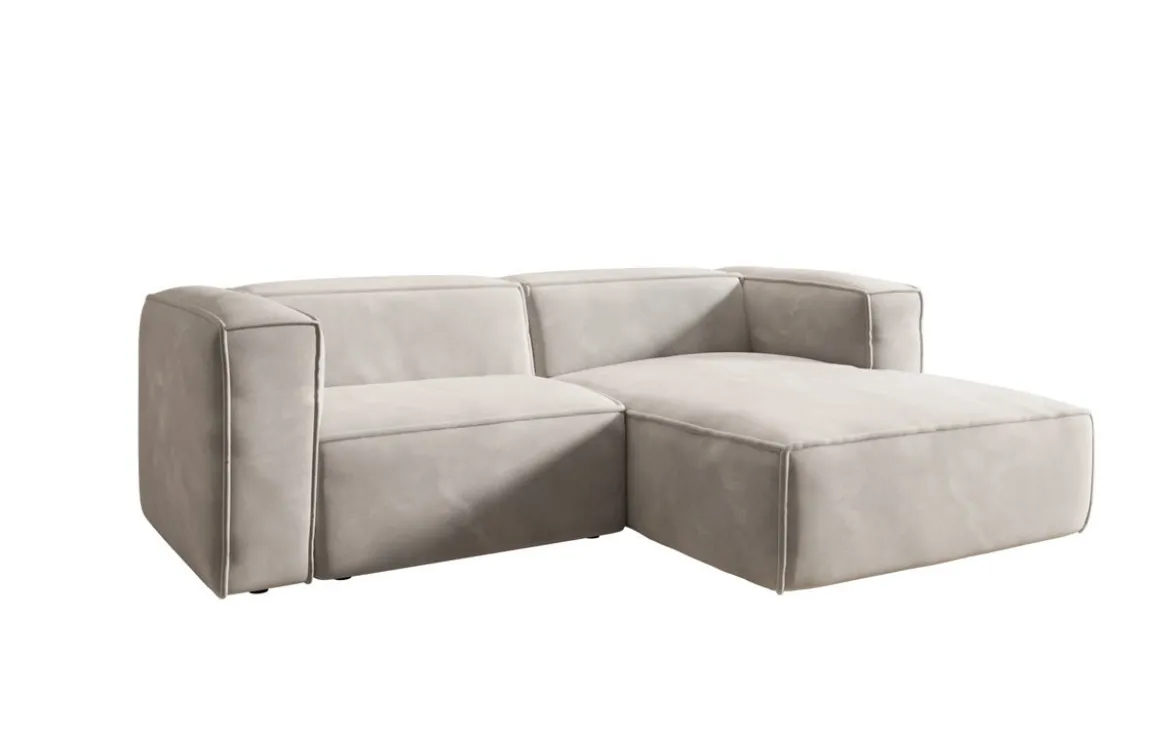 Designer Ecksofa Comfy Mini in Samt