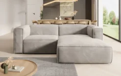 Designer Ecksofa Comfy Mini in Samt