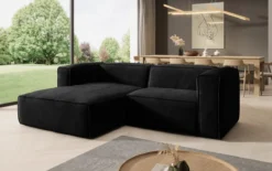 Designer Ecksofa Comfy Mini in Samt