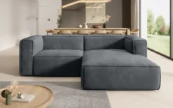 Designer Ecksofa Comfy Mini in Samt